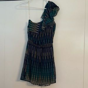 One shoulder mini dress